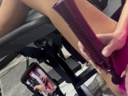 My Strap On Stories - He gets his Hole Fucked while getting his Dick Sucked & then I Fuck Myself. 💦 10/16