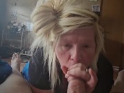 Blonde Sucks Big Uncut Cock Before Husband Comes Home 10/16