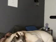 BBW stepmom MILF blowjob fingering fucking missionary cum shot your POV 12/16