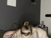 BBW stepmom MILF blowjob fingering fucking missionary cum shot your POV 13/16