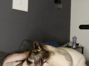 BBW stepmom MILF blowjob fingering fucking missionary cum shot your POV 5/16