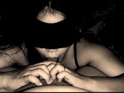 Asian Model POV Blowjob Cum in Mouth with Blindfold 2/16