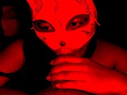 Drain My Balls - Cock Sucking POV in Cute Mask and Braces 10/16