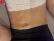 a good cumshot on her small tits after a good blowjob 2/16