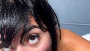 Pakistani Aaliyah Yasin suck a white cock, but doesn't let him cum