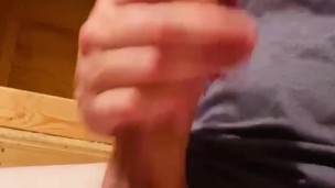 Cumshot in the chicken coop💦😈💦