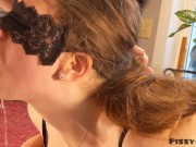 Pissing throatfuck - watch her choke on a huge cock and a GALLON of pee 14/16