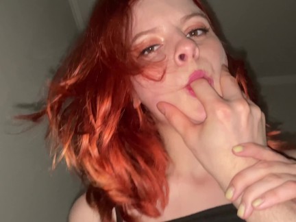 Fucked a redhead girl at the risk of getting caught