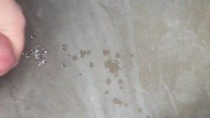 Cumshot in laundry room