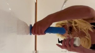 His Hungry ass was excited to get filled up with a thick dildo