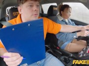 Fake Driving School Sexy big boobs wife gives blowjob and hard fuck in exchange for more lessons 5/16