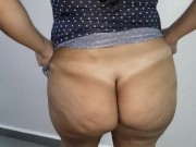 I made a strip dance naked and showed my butt to my husband's friend look what happened