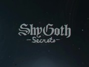 Goth girl BDSM Hogtied to a vibrator until she cums! 2/16