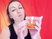 ASMR braces: giantess vore, eating jelly bears, chewing and swallowing, mouth fetish