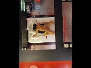 Dei a buceta pro , ele filmou pelo espelho do teto 12/16