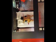 Dei a buceta pro , ele filmou pelo espelho do teto 6/16