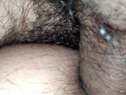 Mi scopa forte il culo peloso a pecorina e me lo riempie di sborra! Dialoghi italiano Creampie anale 11/16