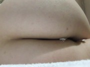 Дрочу без рук с тампоном внутри во время месячных, сильный оргазм крупным планом - Screenshot 15 of 16 - Hairy Pussy