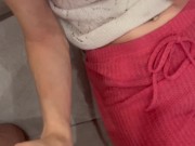 Titjob with small tits and Cumshot 2/16