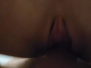 Closeup creampie for a teenage slut 10/16