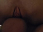 Closeup creampie for a teenage slut 3/16