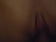 Closeup creampie for a teenage slut 7/16