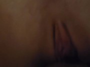 Closeup creampie for a teenage slut 8/16
