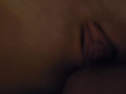 Closeup creampie for a teenage slut 9/16
