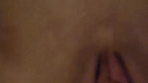 Closeup creampie for a teenage slut