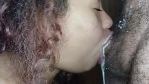 Extreme creampie, bitch go deep to the stem of the hard dick to get all my cum
