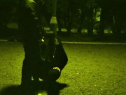 me on a leash like a dog while the traffic passes around us and anyone can run into us... priceless. 14/16