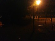 Leather jacket and cock sucking in a public park while cars drive by. It was cold but the sperm was 3/16