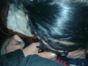 Leather jacket public blowjob 15/16