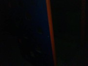 Leather jacket public blowjob 3/16