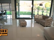 POV - Threesome with Stefany Kyler and escort babe Liya Silver 1/16