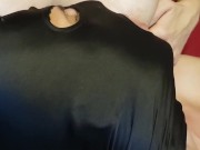 I feed him with my big boobs and my pussy was dripping wet 6/16