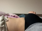 ベッドの上でパジャマでオナニー 2/16