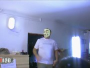 Ugly bitch with stockings hard fucked by Terry Kemaco and Jorge 2/16