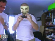 Ugly bitch with stockings hard fucked by Terry Kemaco and Jorge 3/16