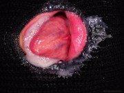 CLOSE UP POV: FUCK My Perfect LIPS with Your BIG HARD COCK and CUM In MOUTH! Balaclava BLOWJOB ASMR 15/16