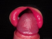 CLOSE UP POV: FUCK My Perfect LIPS with Your BIG HARD COCK and CUM In MOUTH! Balaclava BLOWJOB ASMR 3/16