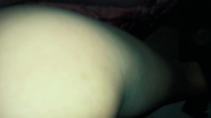 Showing off swollen asshole after fuck at public toilet