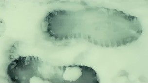 Public cumshot to the snow