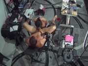 My Strap On Stories - He CUMS NONSTOP from a hard Pegging with 2 dildos while I Suck him off. 4 view 15/16