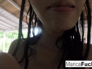 Marica masturbates in the mirror 15/16