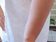 Naughty secretary watching the boss with a hard dick 1/16