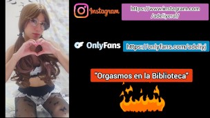 ASMR SEX IN THE LIBRARY BATHROOM.