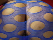 Gigantic and irresistible round ass of my wife, delicious for asslick. 1/16