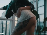 Leashed and Collared Mila plays with cock and takes cock - Themindoftommy 5/16