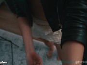 Leashed and Collared Mila plays with cock and takes cock - Themindoftommy 6/16